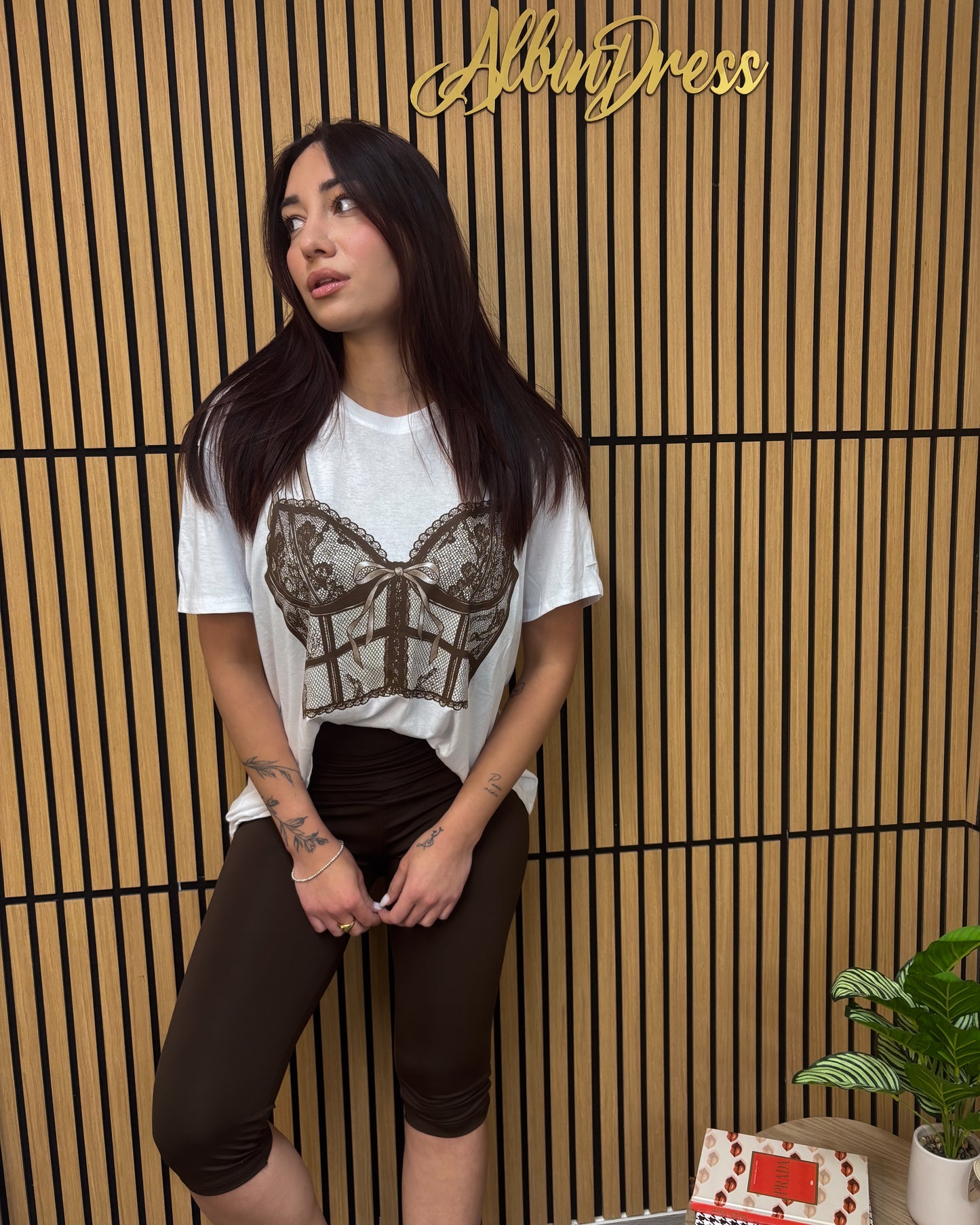 MAXI T-SHIRT CORSETTO