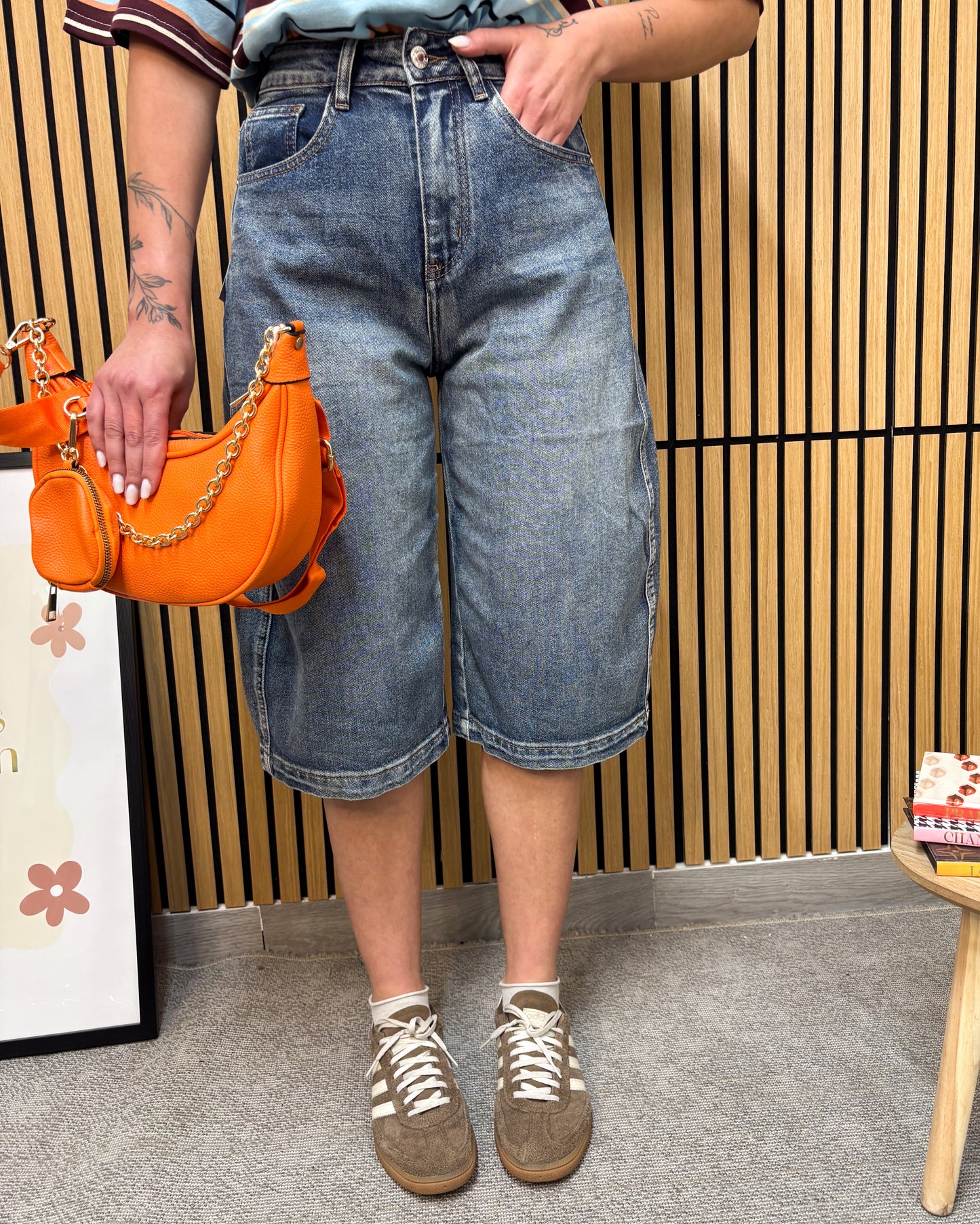 BERMUDA DENIM BALOON