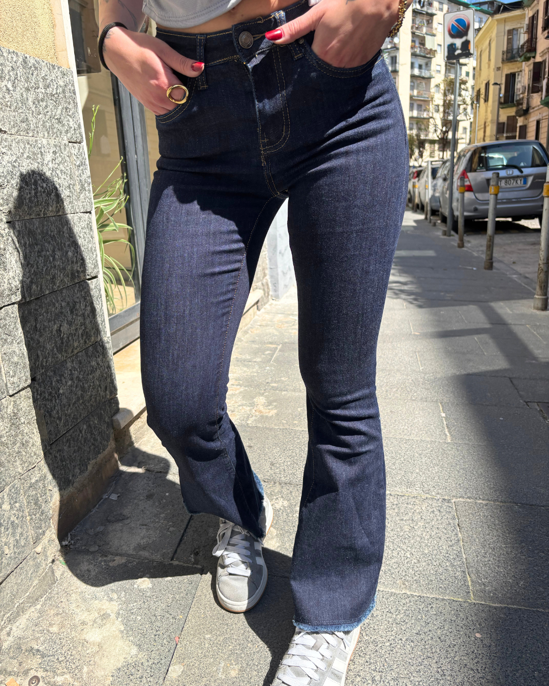 DENIM ZAMPA LAVAGGIO 0