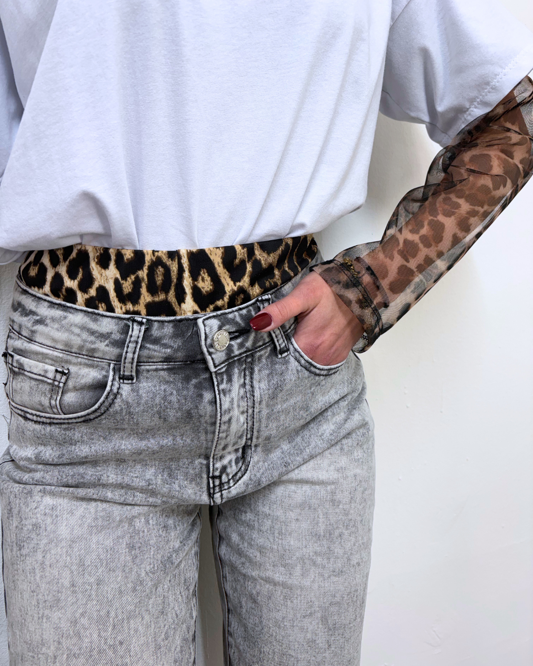 DENIM PALAZZO GRAY