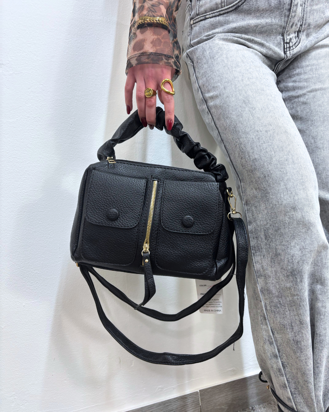 DENIM PALAZZO GRAY