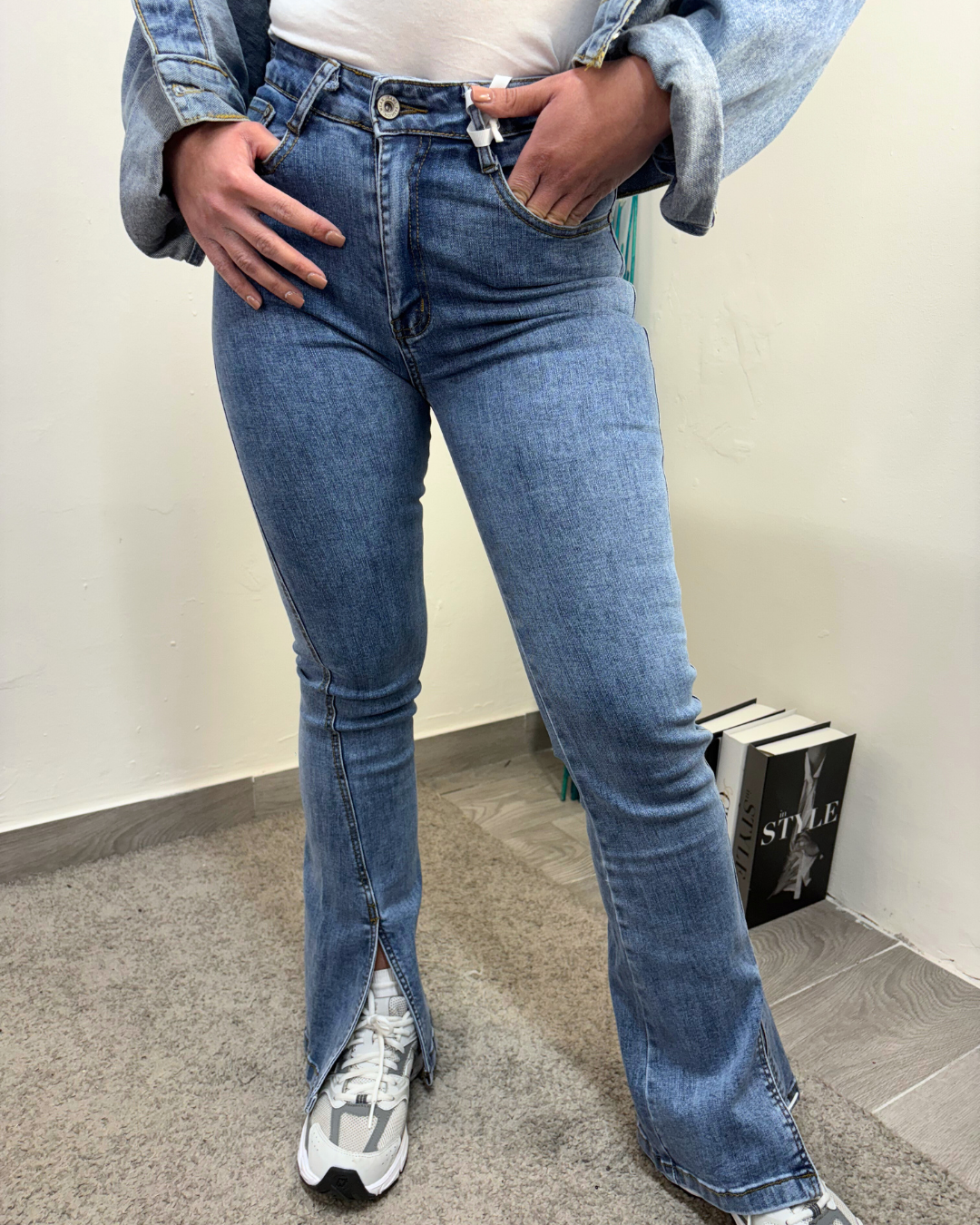 DENIM ZAMPA SPACCHETTI