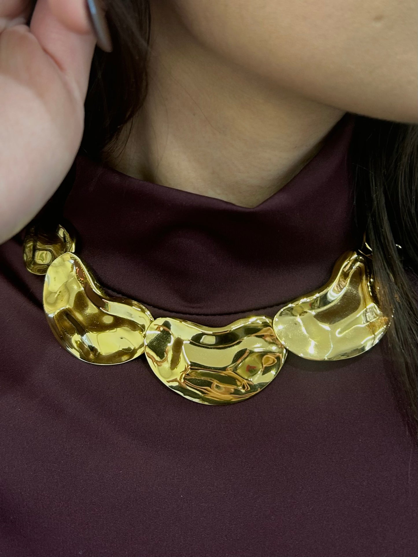 COLLANA PLACCATA GOLD