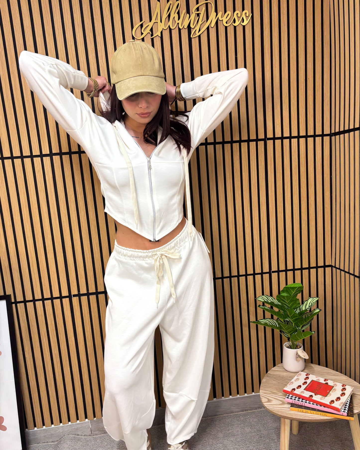 TUTA BALOON CROP ZIP