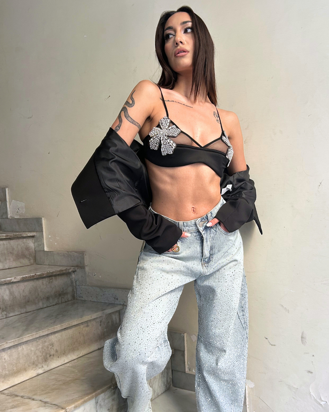 DENIM NEW BALOON SHINE