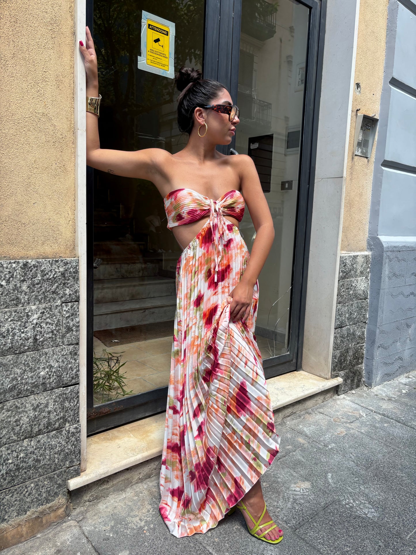 DRESS WEDDING PLISSE