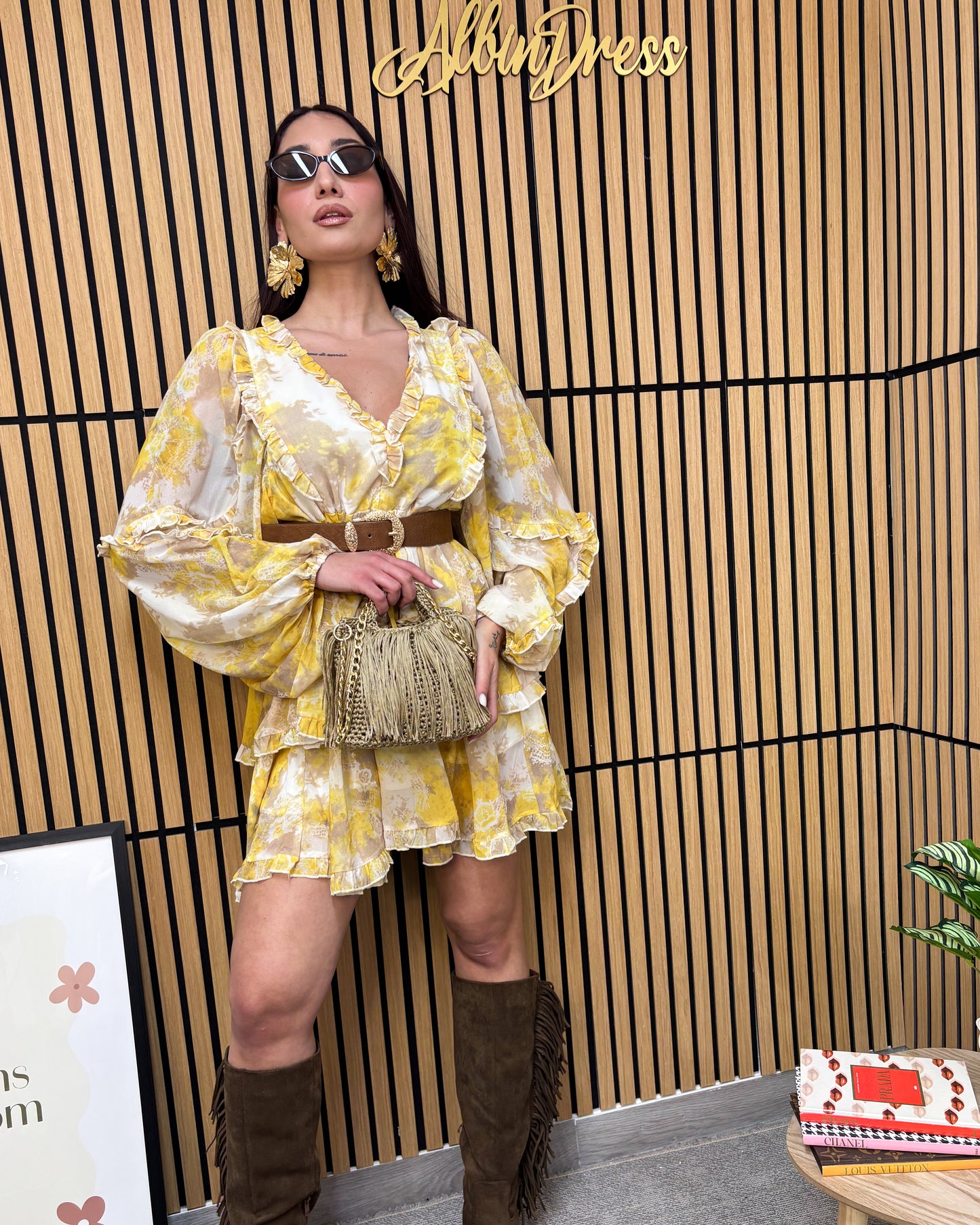 DRESS PRIMAVERA GIALLO