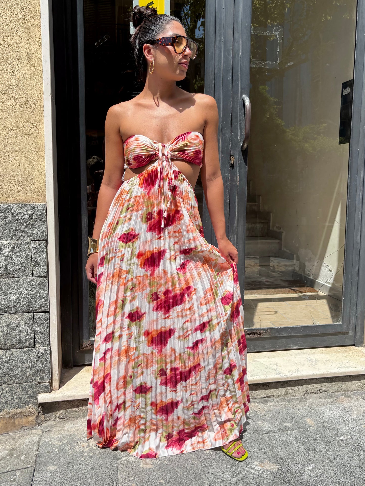 DRESS WEDDING PLISSE