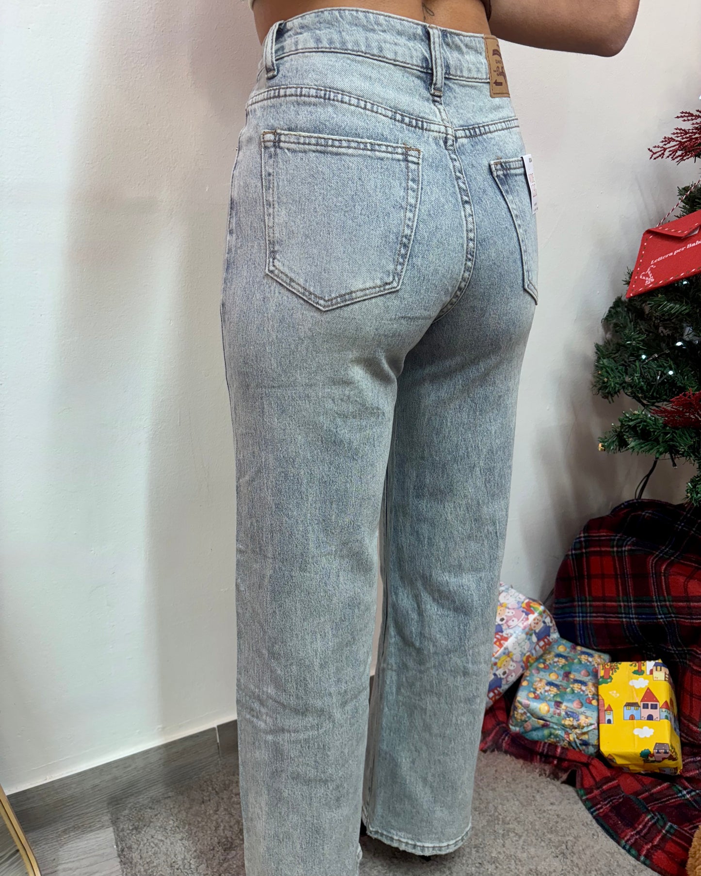 DENIM PALAZZO ALASKA