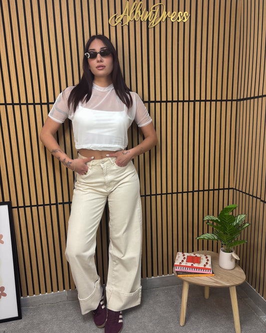 DENIM PALAZZO PANNA