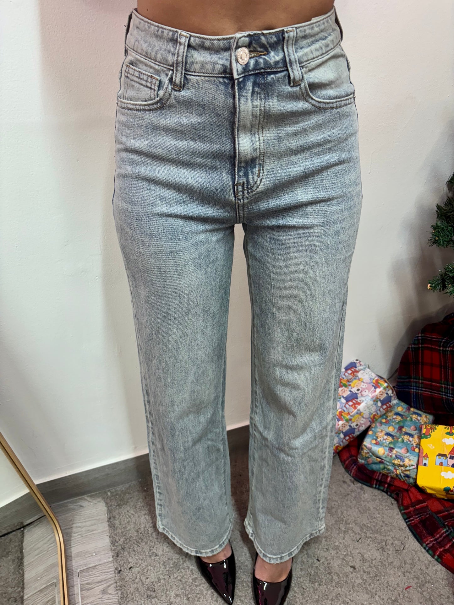 DENIM PALAZZO ALASKA