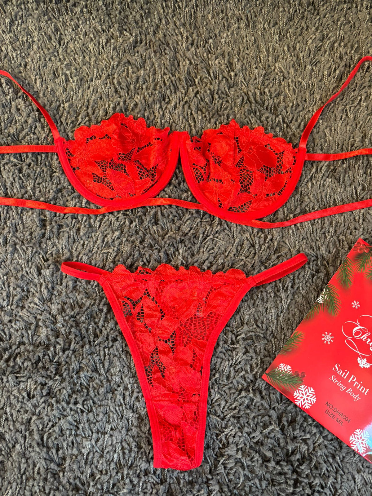 LINGERIE RED PERIZOMA