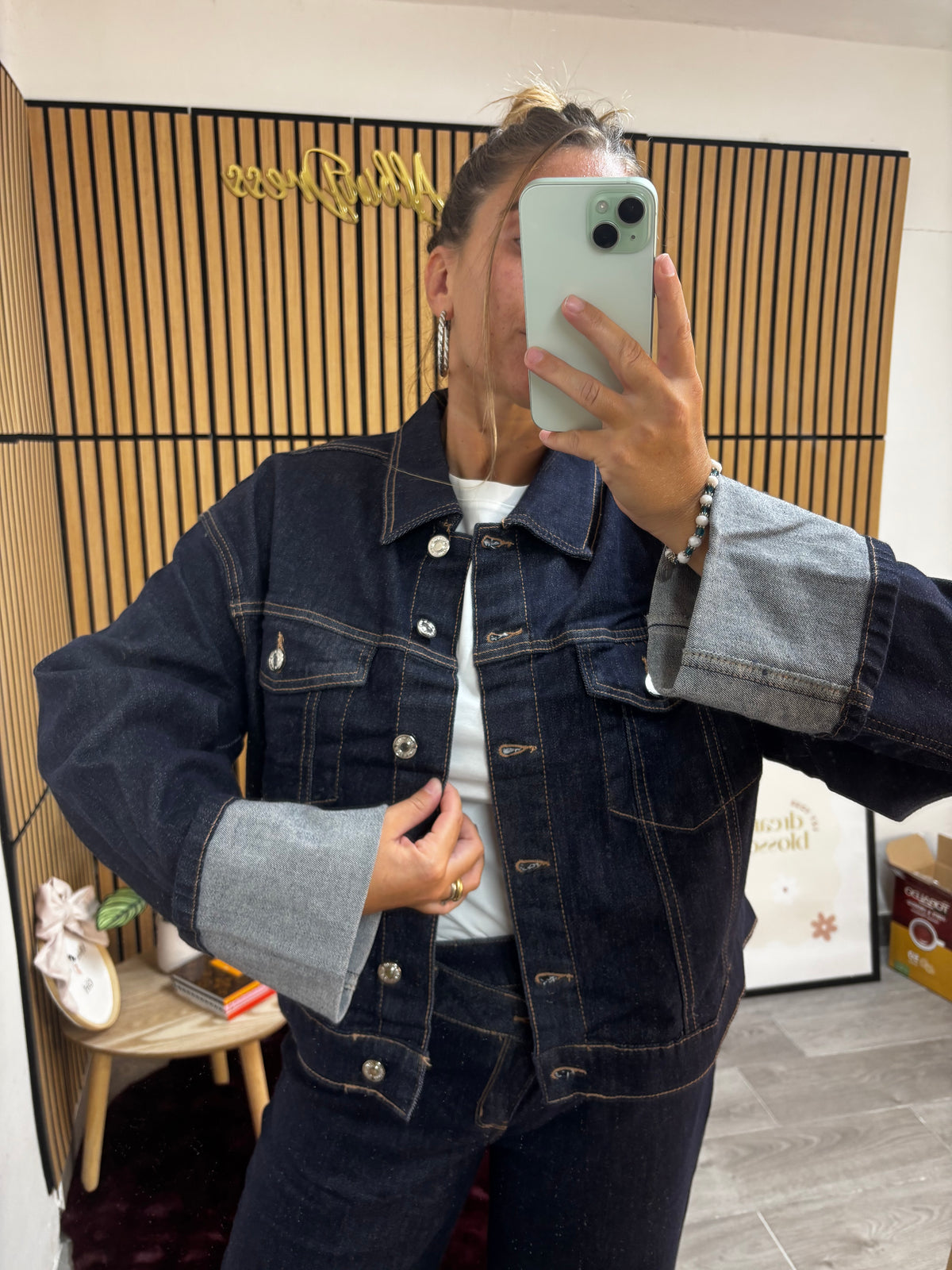 GIACCA DENIM LAVAGGIO ZERO