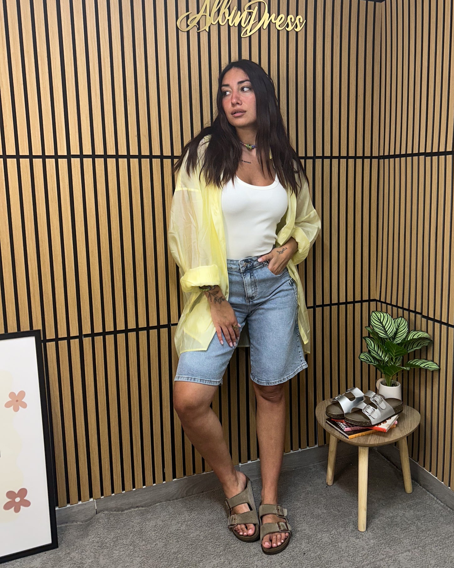 CAMICIA OVERSIZE SIML ORGANZA