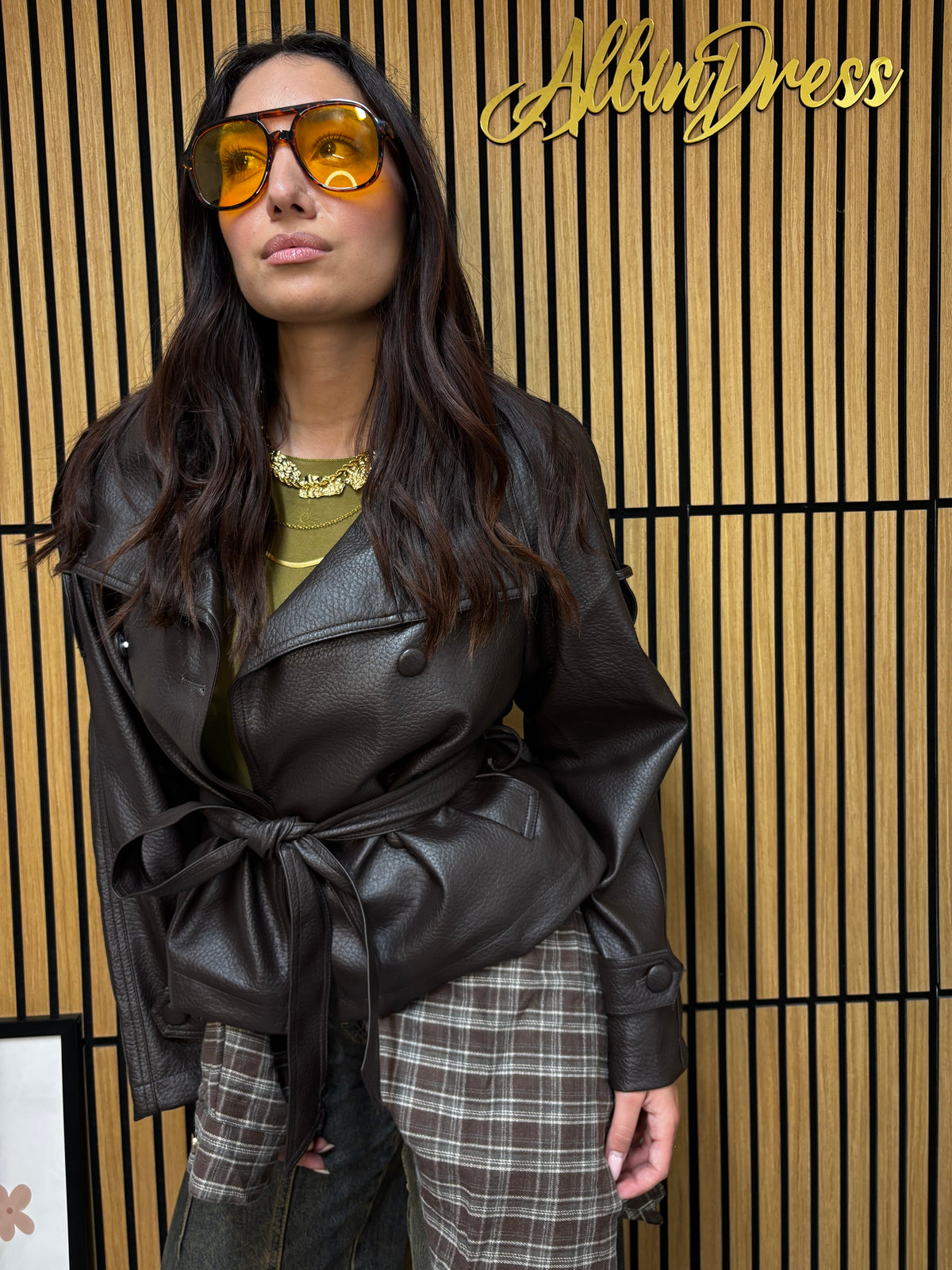 TRENCH ECOPELLE COLLO