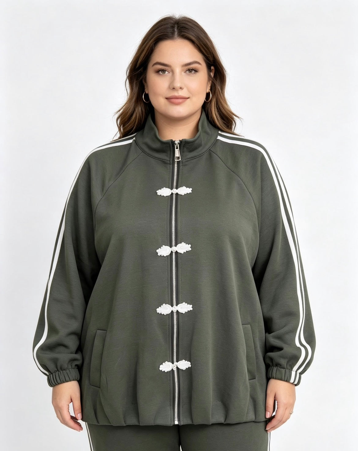FELPA ZIP KOREA CURVY