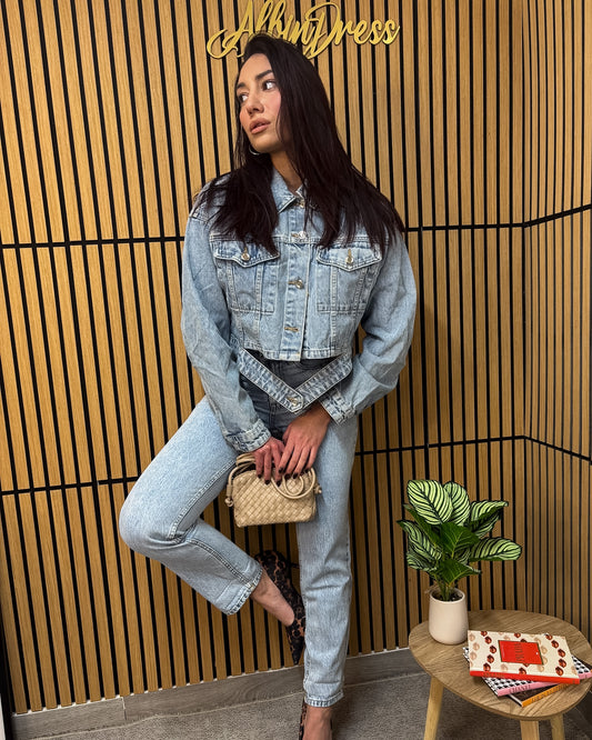 DENIM MOMFIT