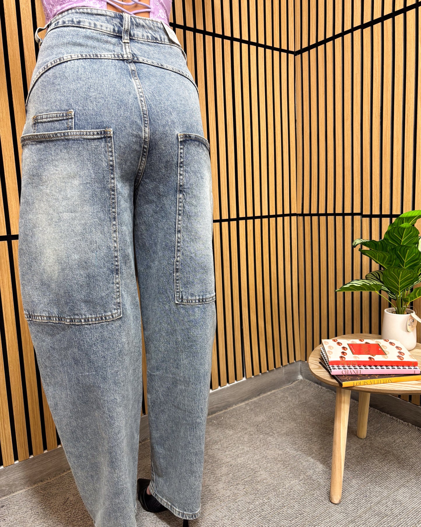 DENIM BALOON BEST