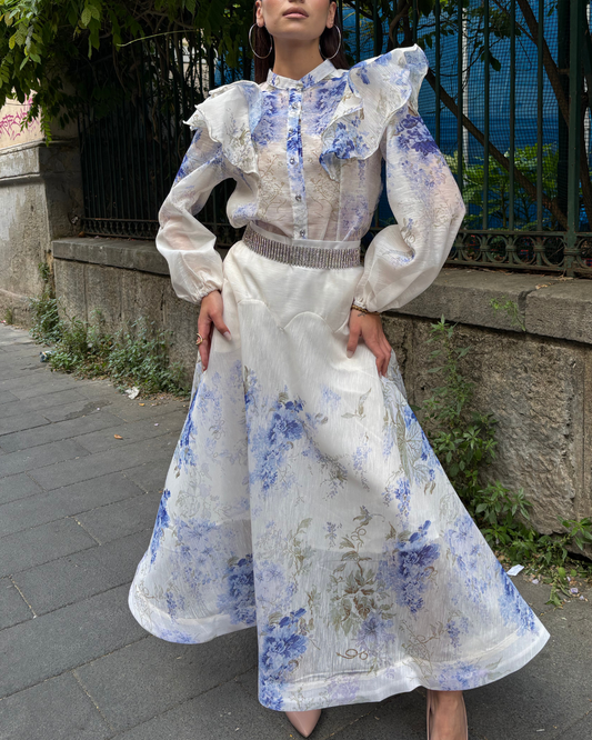 COMPLETO CAMICIA E GONNELLONE