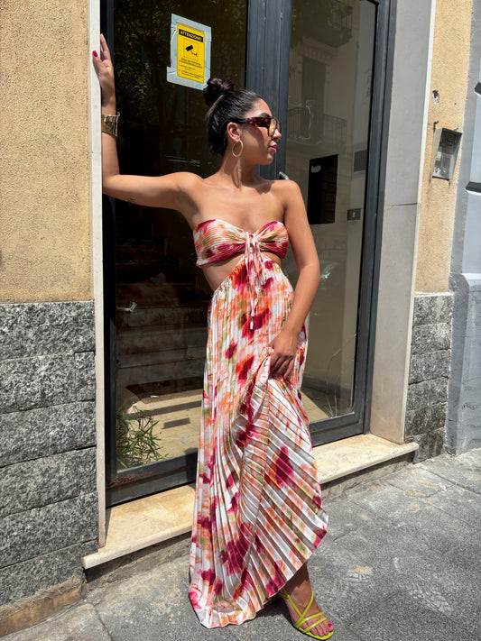 DRESS WEDDING PLISSE