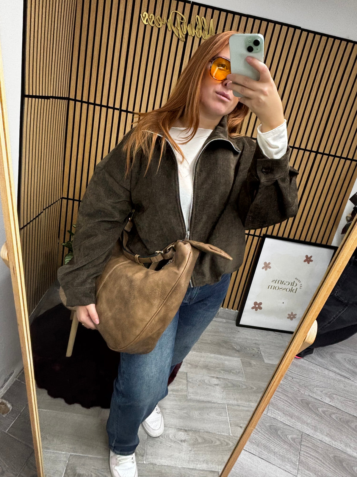 BOMBER VELLUTO CURVY