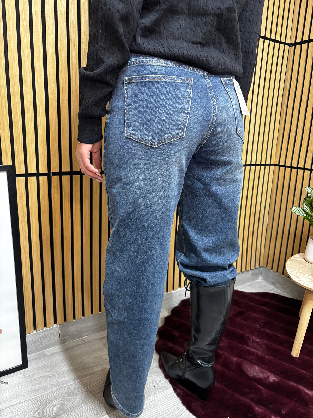 DENIM MOM FIT BIG SIZE