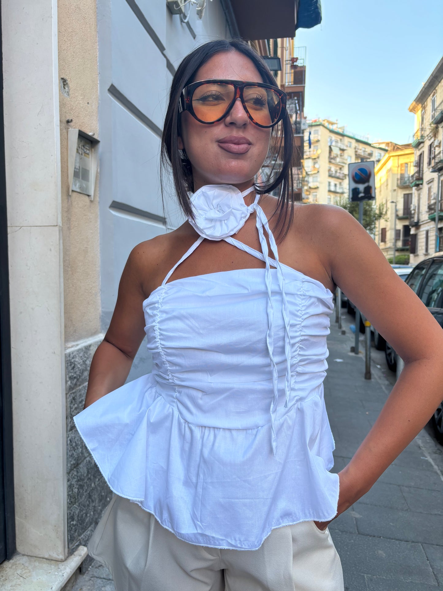 TOP FASCIA ROSA