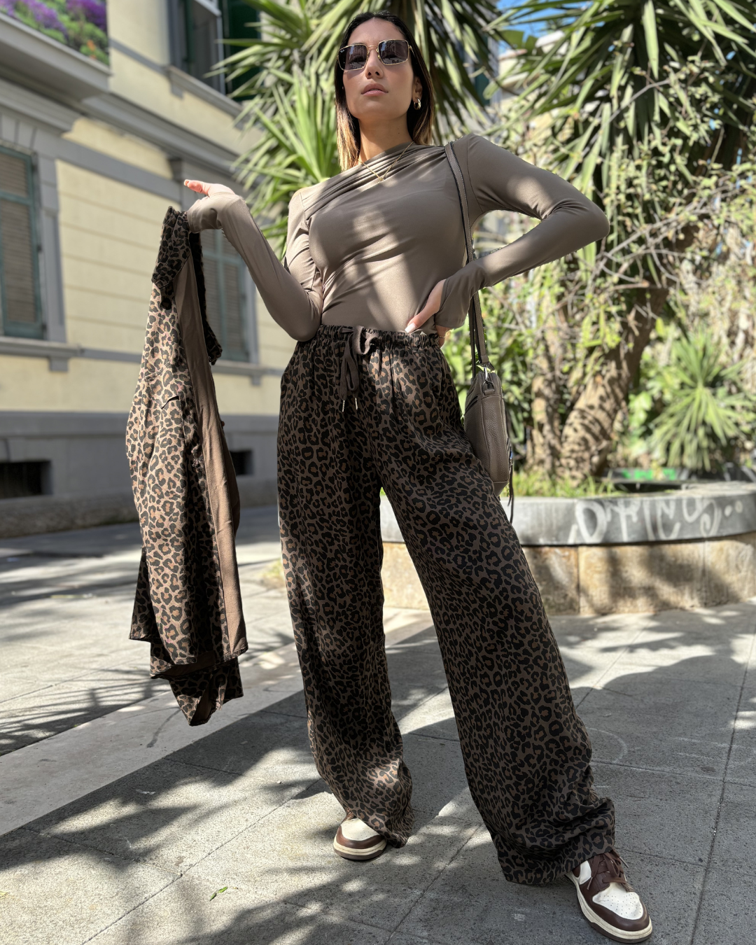 CAMICIA ANIMALIER OVERSIZE