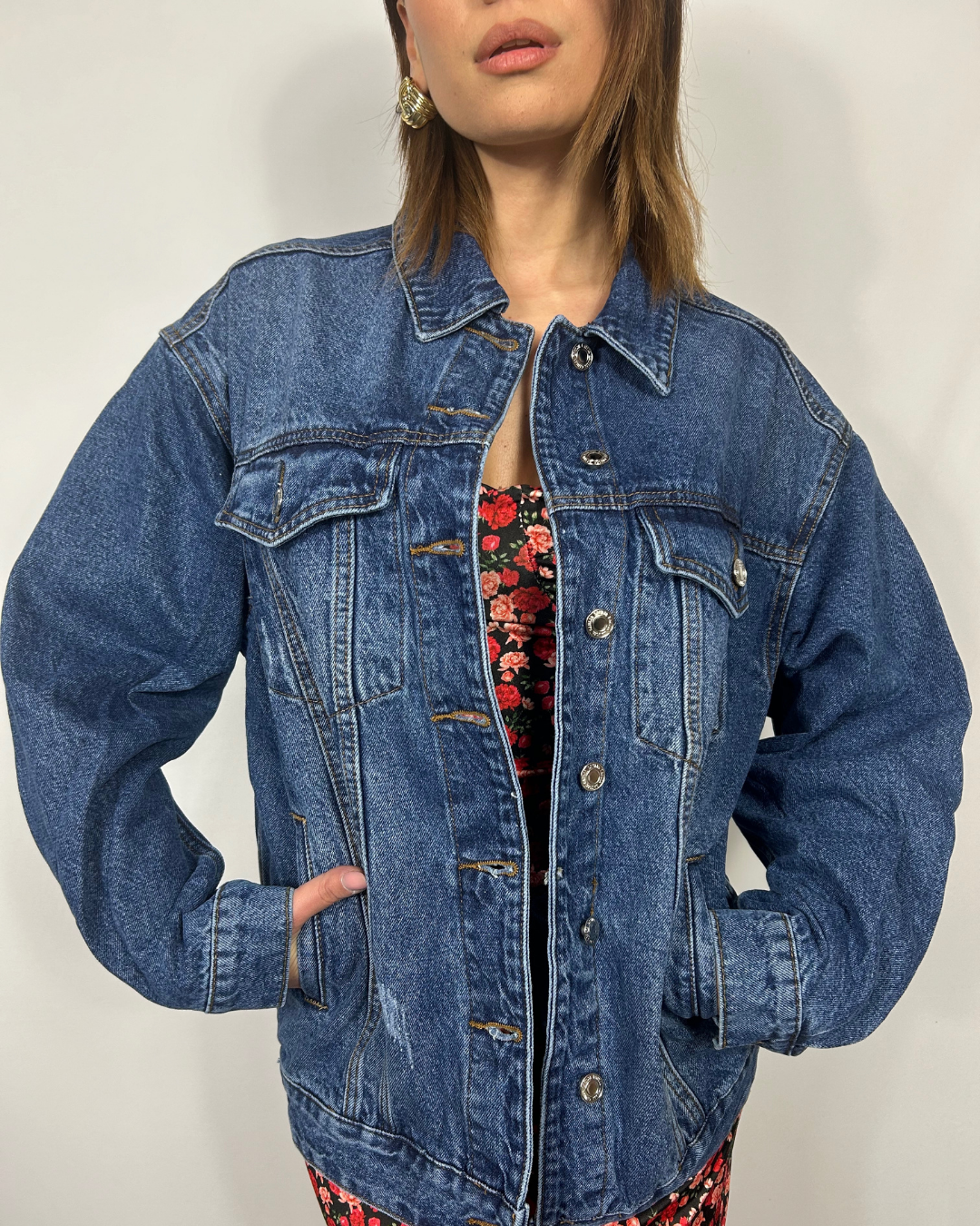 GIUBBINO DENIM OVERSIZE