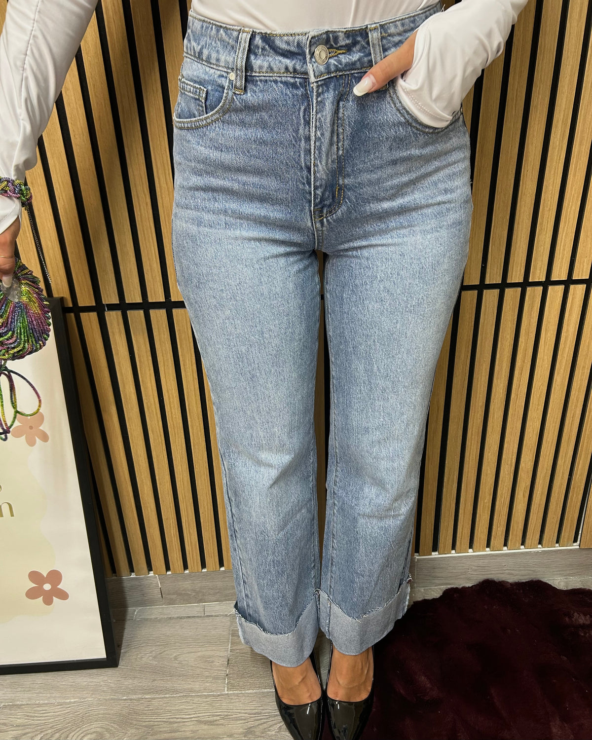 DENIM PALAZZO FIONA