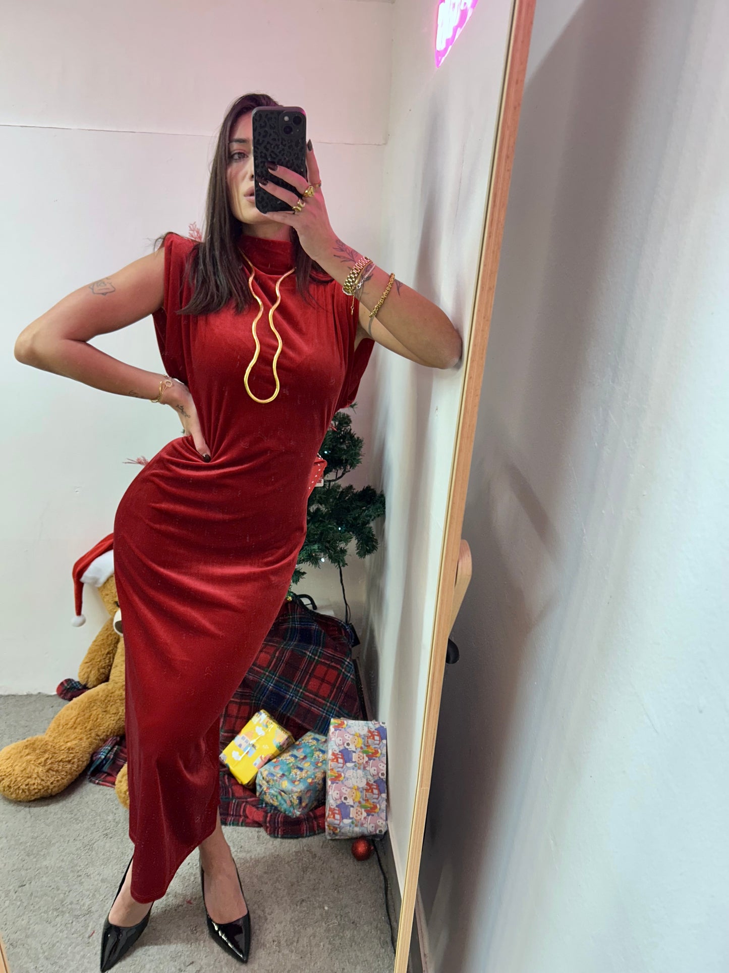 TUBINO VELLUTO RED