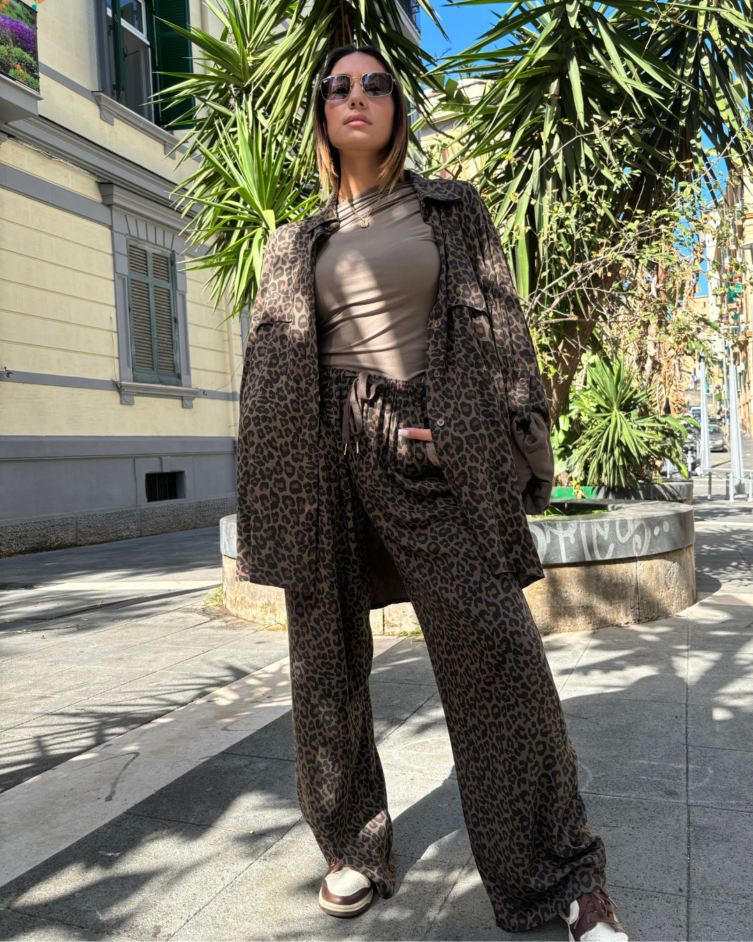 CAMICIA ANIMALIER OVERSIZE