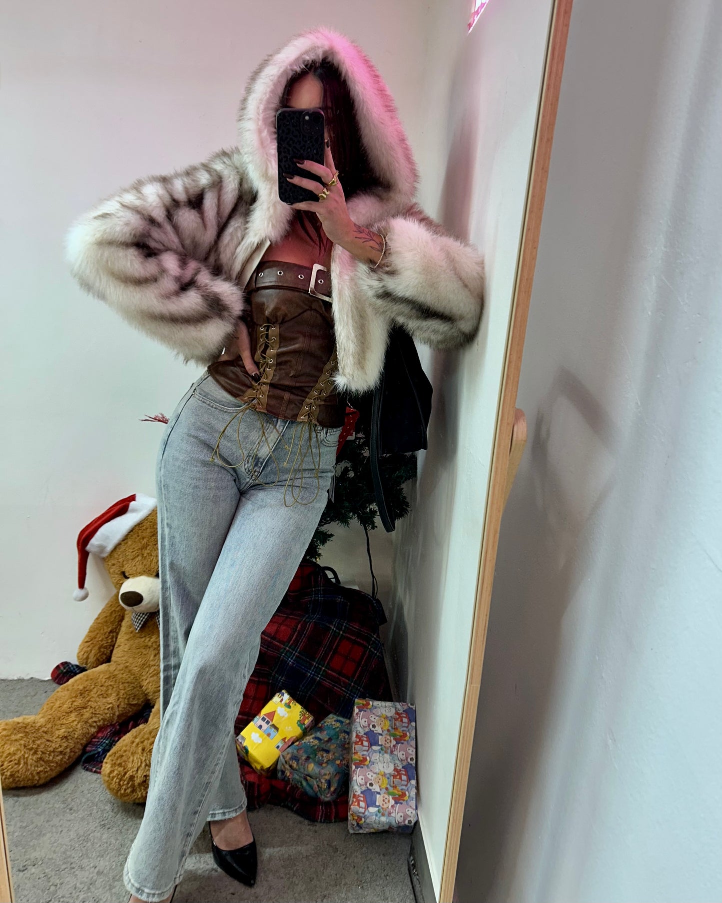 DENIM PALAZZO ALASKA