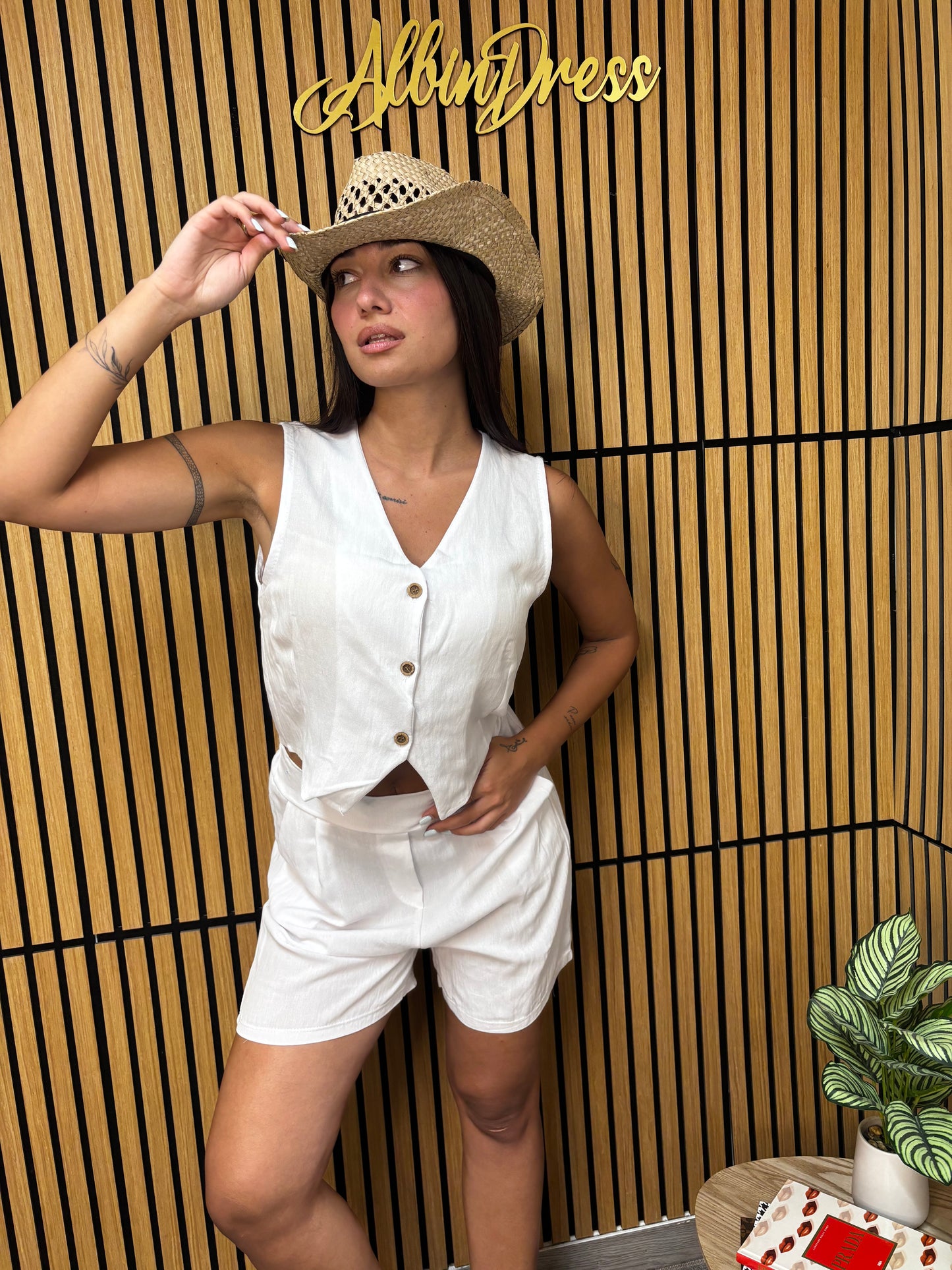TAILLEUR GILET SHORT