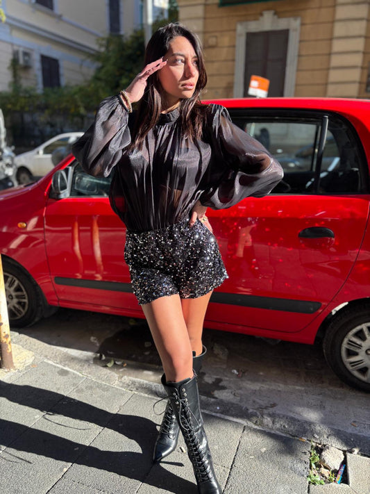 BODY CAMICIA ORGANZA