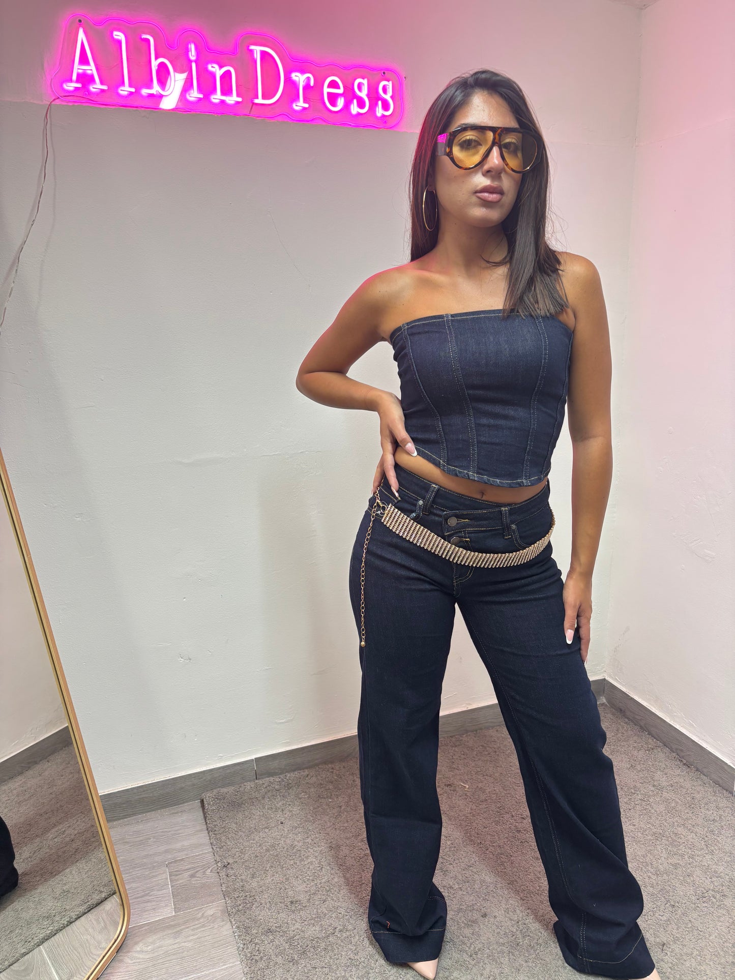 CORSETTO DENIM LISBONA