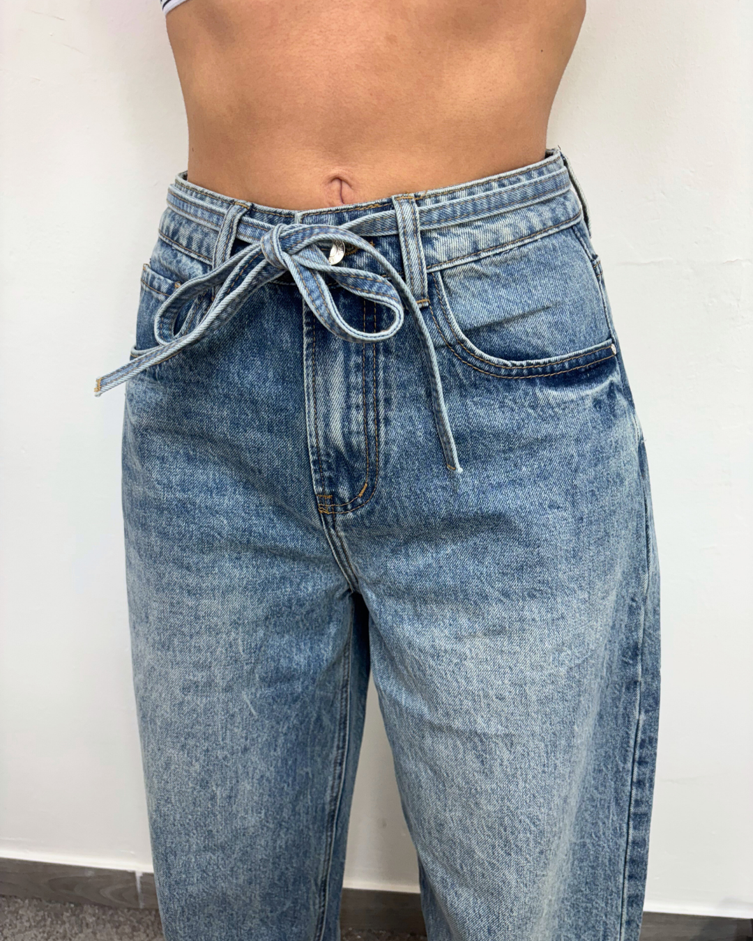 DENIM BALOON CON LACCETTO