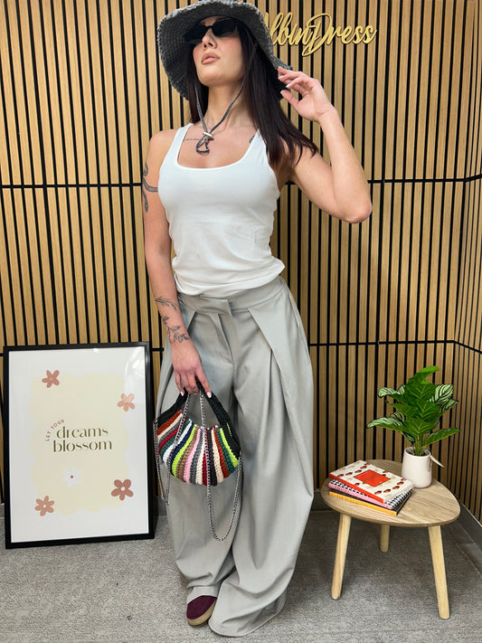 PANTALONE STRAPPO PALAZZO