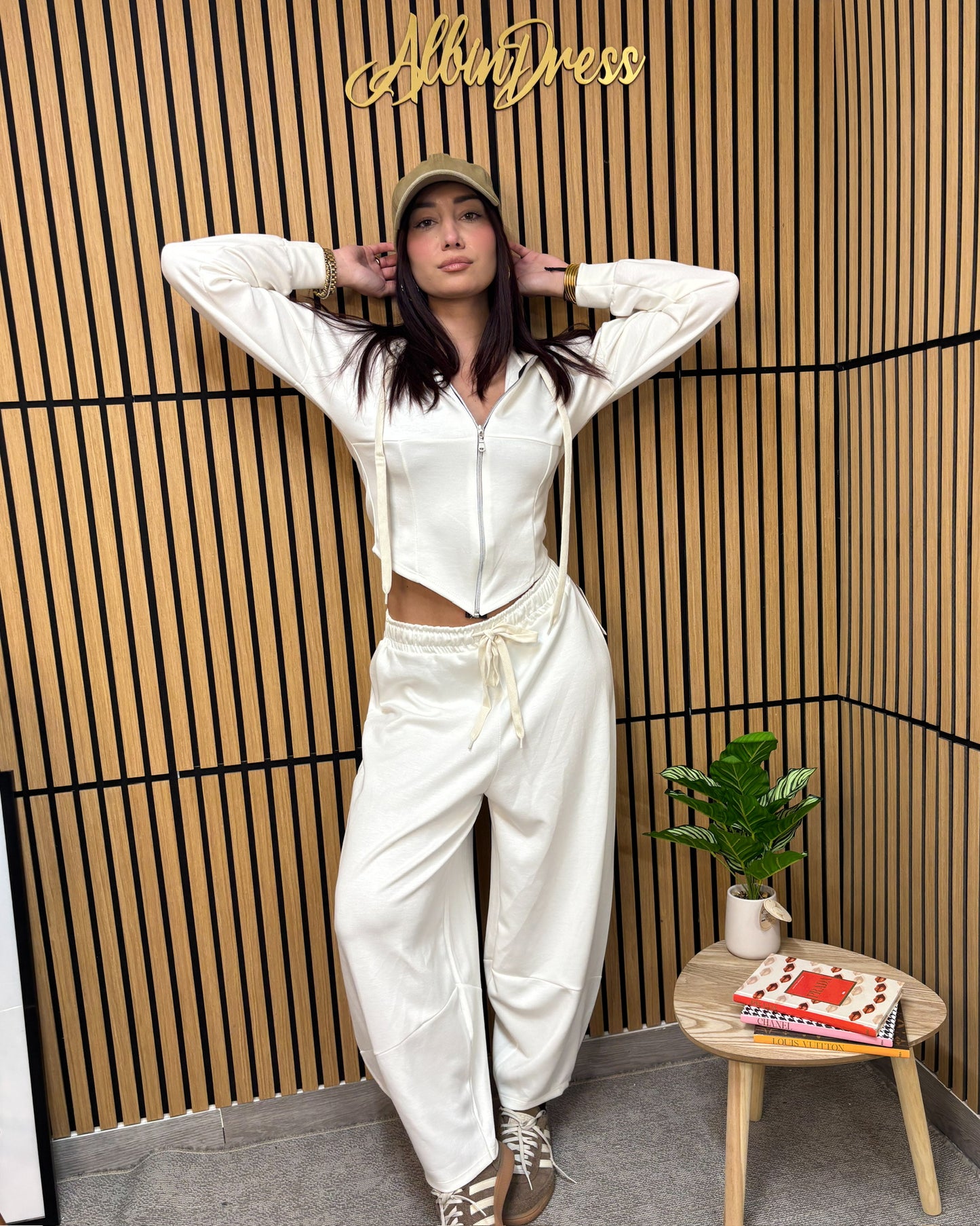 TUTA BALOON CROP ZIP