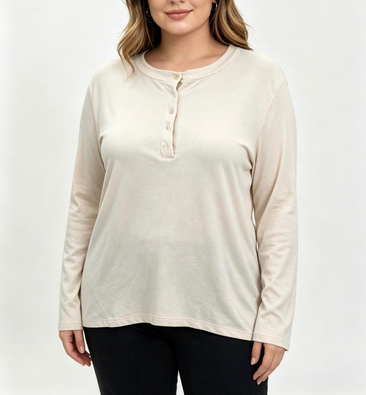 MAGLIA BOTTONCINO CURVY