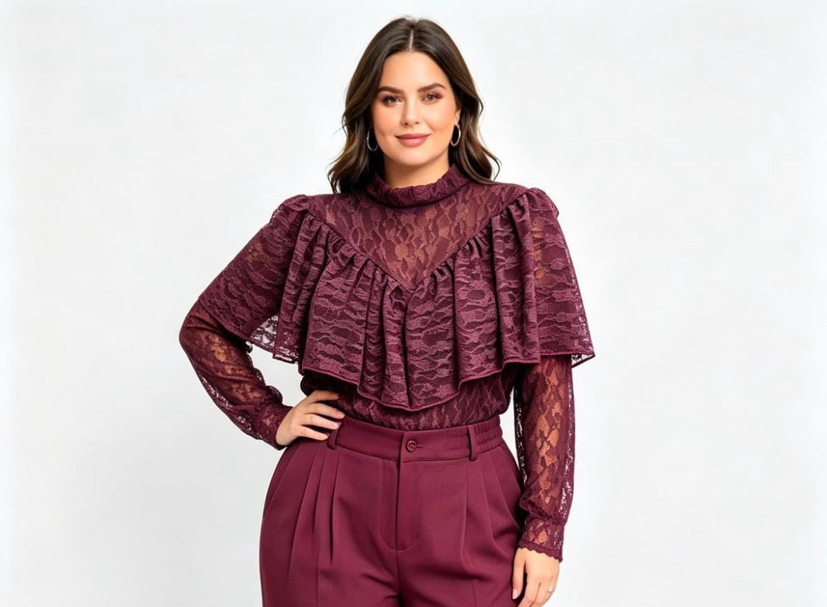 MAGLIA PIZZO GRAND VOILÀ CURVY