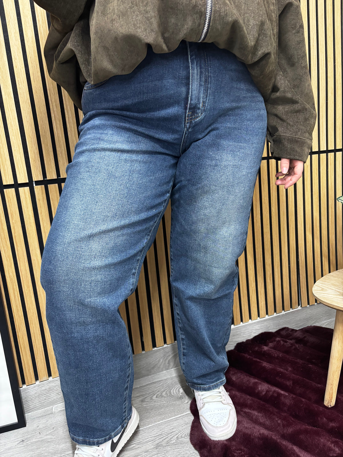 DENIM MOMFIT CURVY