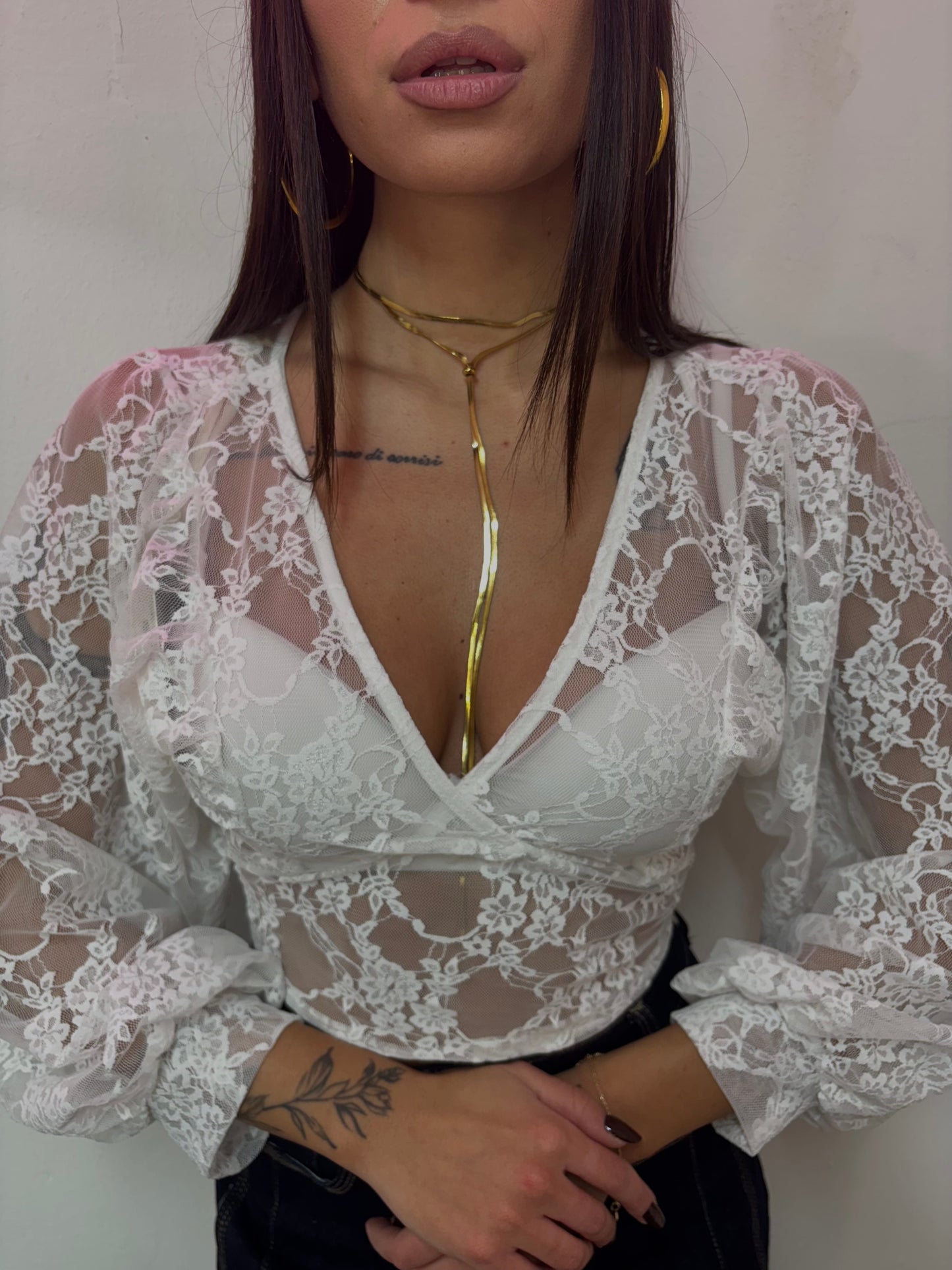MAGLIA PIZZO CROP