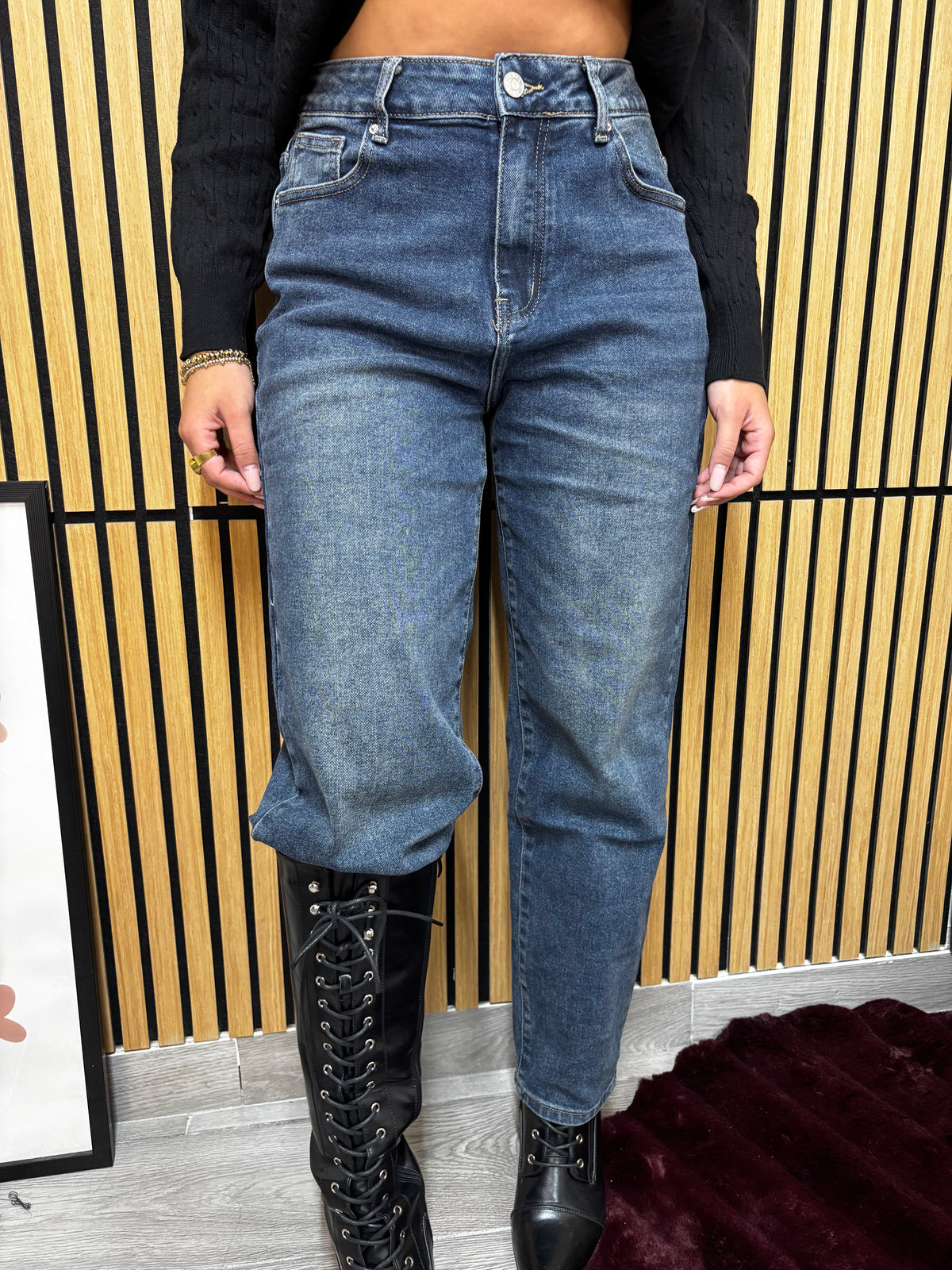 DENIM MOM FIT BIG SIZE