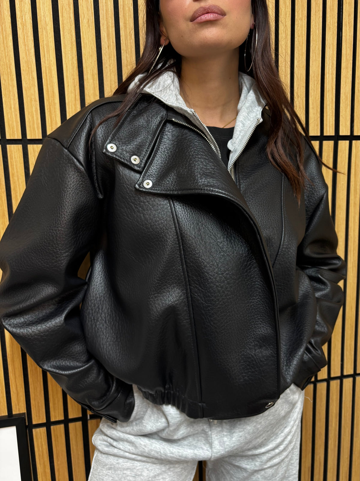 GIUBBINO ECOPELLE OVERSIZE