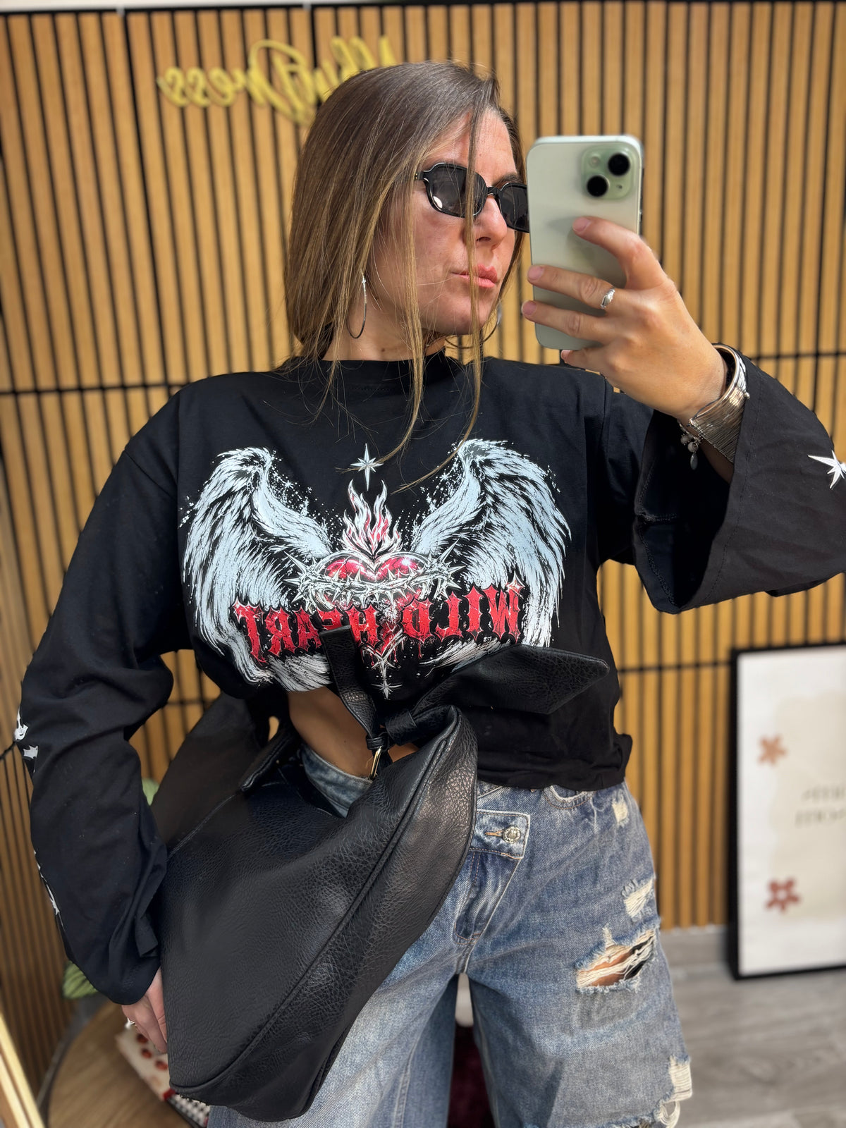 MAGLIA SPALLINA WILD HEART