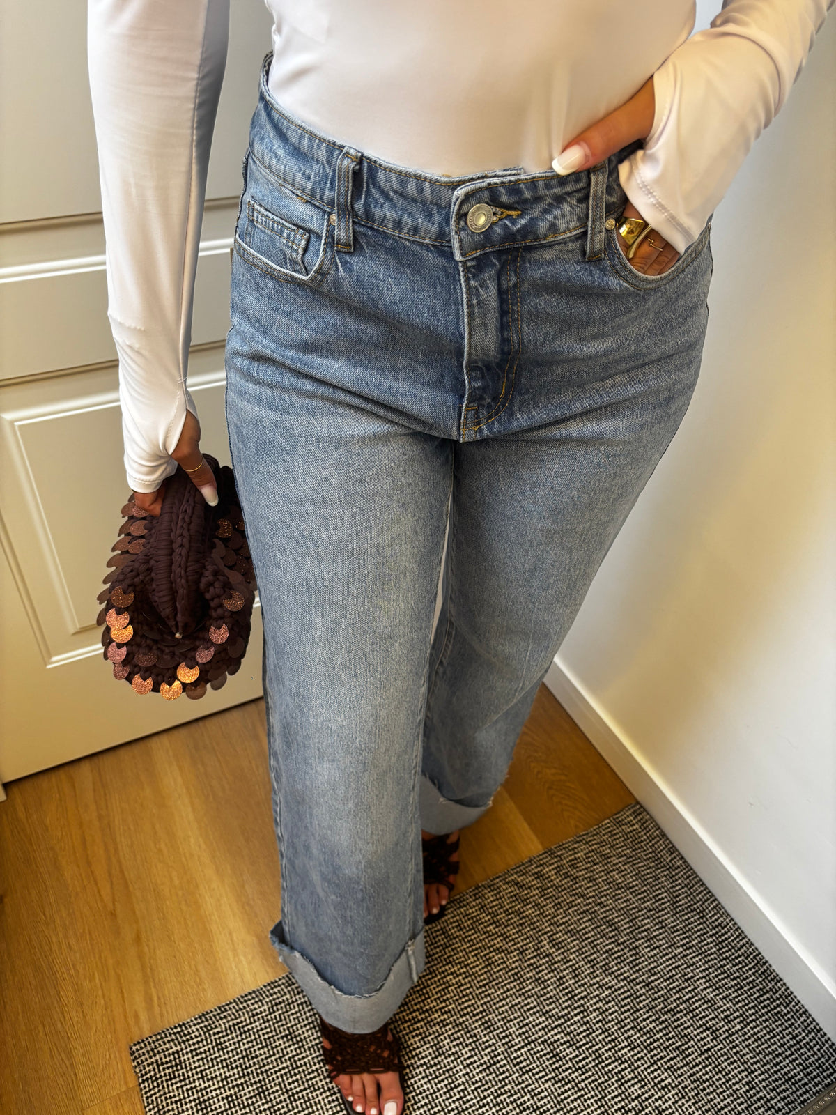 DENIM PALAZZO FIONA