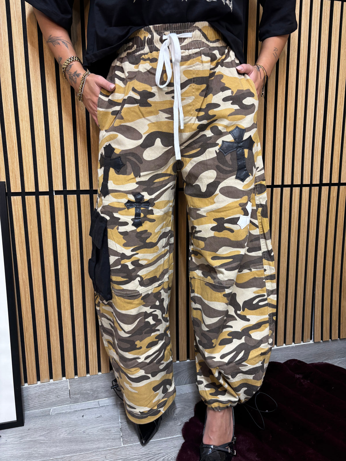 CARGO CAMOUFLAGE CROCI