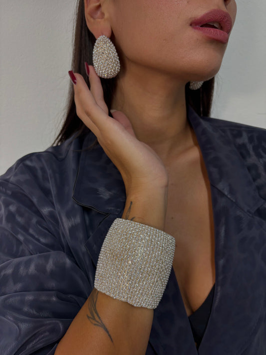 BRACCIALE RIGIDO PERLA