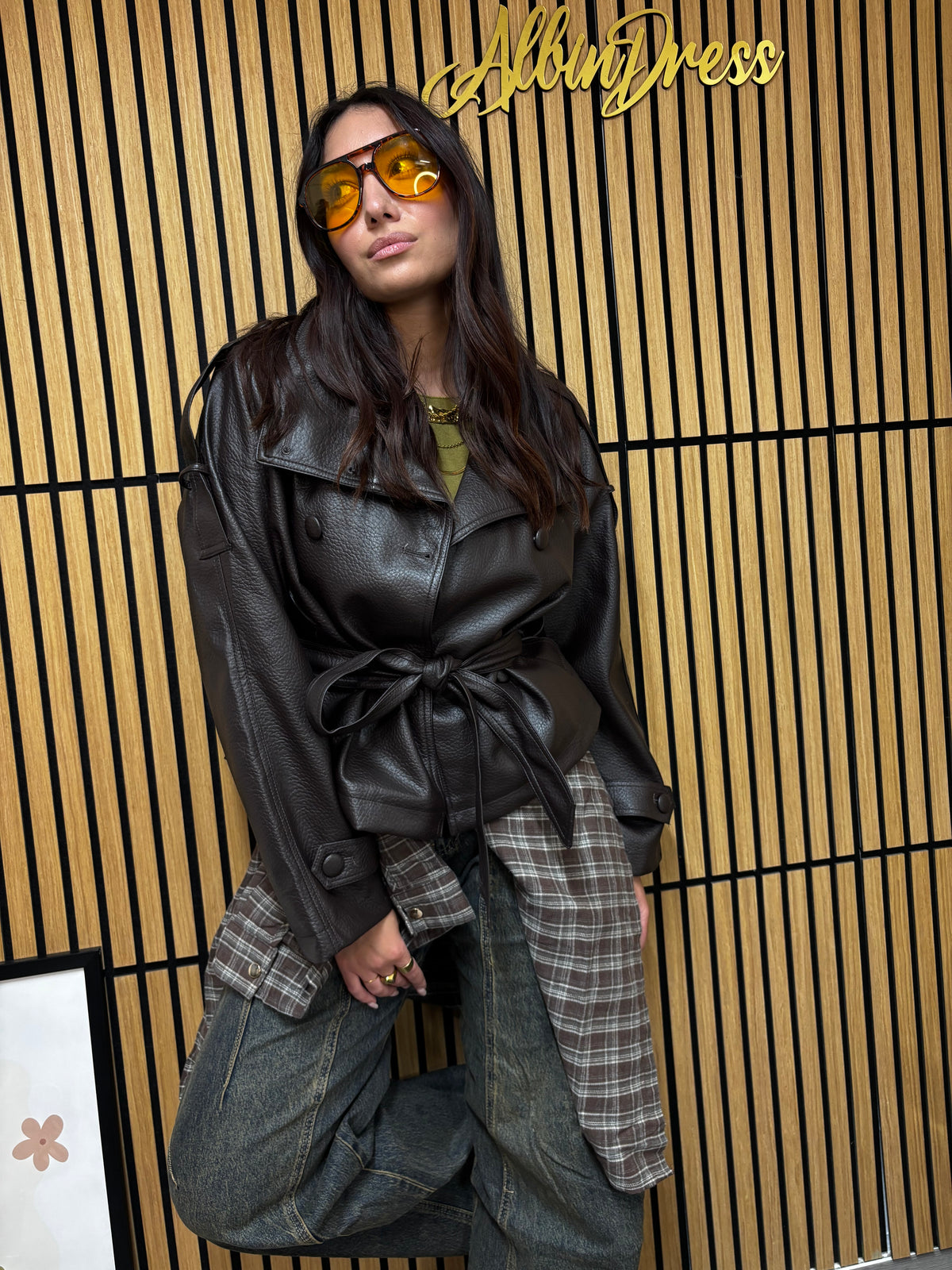 TRENCH ECOPELLE COLLO